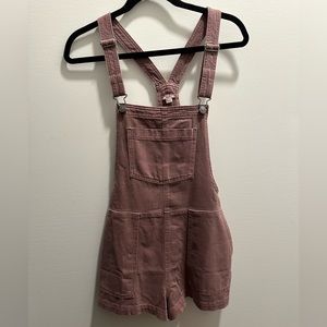 Aerie Mauve Short Overalls | Size M